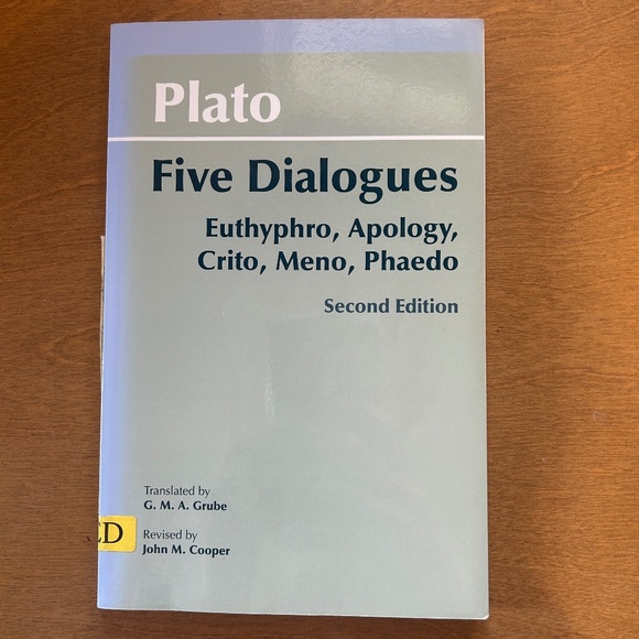 Plato's Five Dialogues Second Edition - Picture 1 of 6